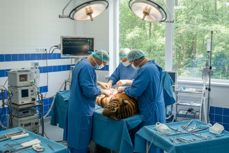 Cuidados Essenciais e Importância das Cirurgias em Animais Silvestres